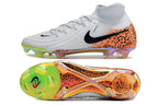 Phantom Luna Elite NU Super A Men's Full Knit Waterproof FG Soccer Shoes - White/Orange/Black/Green