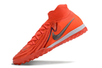Phantom Luna Elite NU Men's Full Knit Waterproof TF Grass Stud Soccer Shoes with MD Sole - Bright Crimson