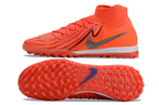 Phantom Luna Elite NU Men's Full Knit Waterproof TF Grass Stud Soccer Shoes with MD Sole - Bright Crimson
