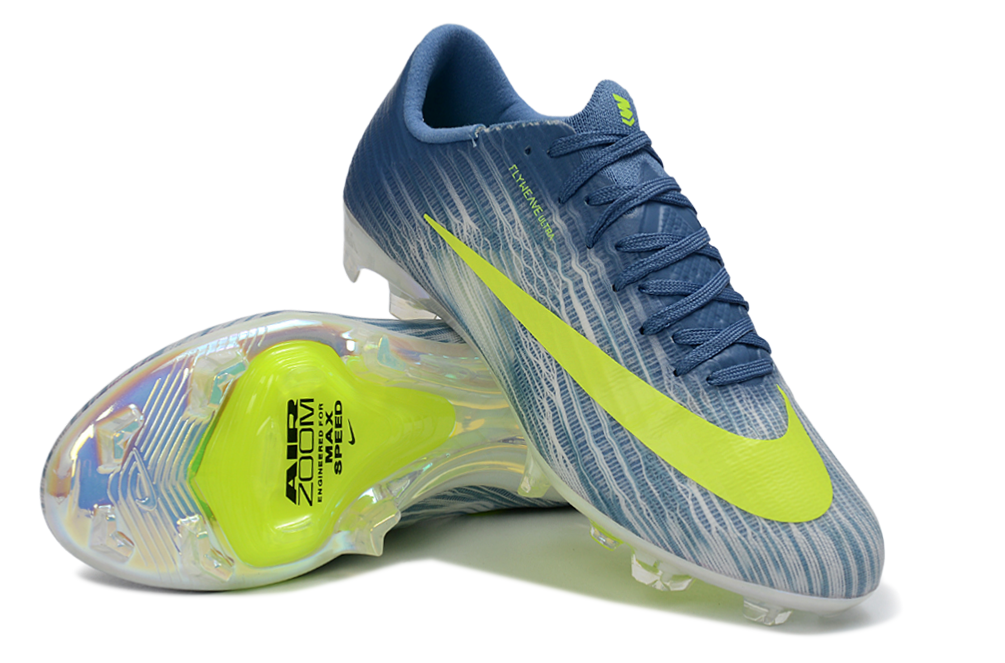 Air Zoom Mercurial Vapor 17 Elite FG Football Boots - Blue and Neon Yellow