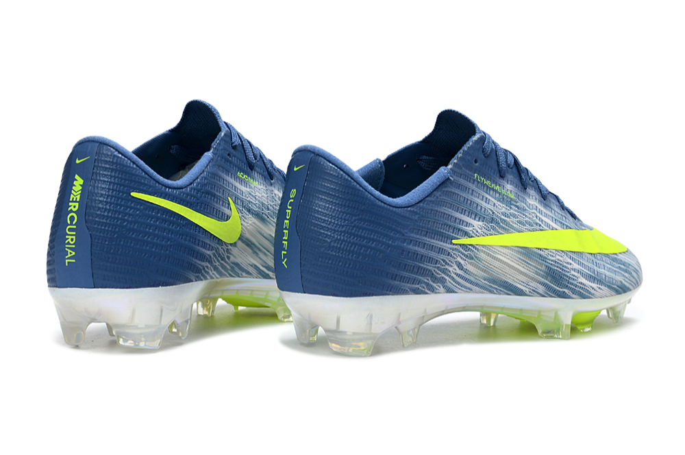 Air Zoom Mercurial Vapor 17 Elite FG Football Boots - Blue and Neon Yellow