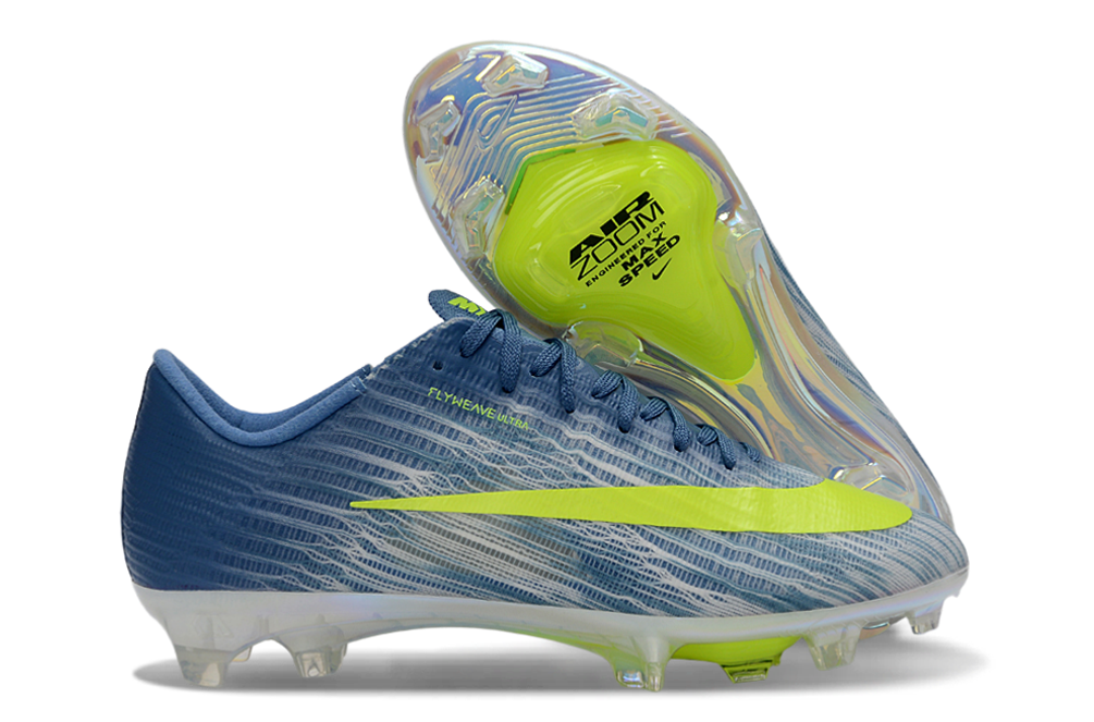 Air Zoom Mercurial Vapor 17 Elite FG Football Boots - Blue and Neon Yellow