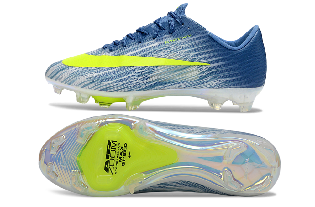 Air Zoom Mercurial Vapor 17 Elite FG Football Boots - Blue and Neon Yellow