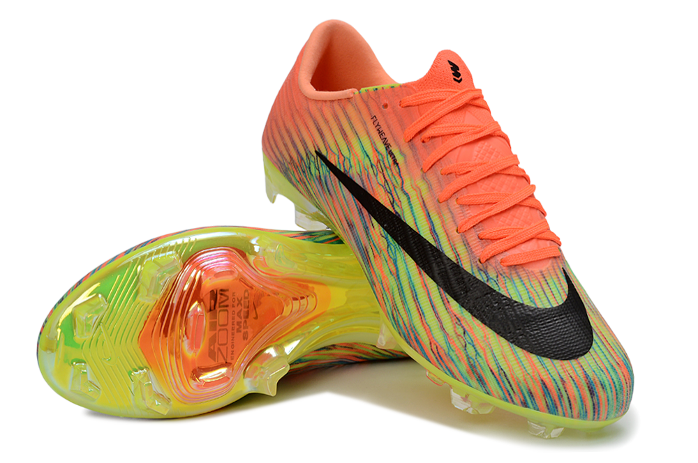 Air Zoom Mercurial Vapor 17 Elite FG Football Boots - Orange and Green