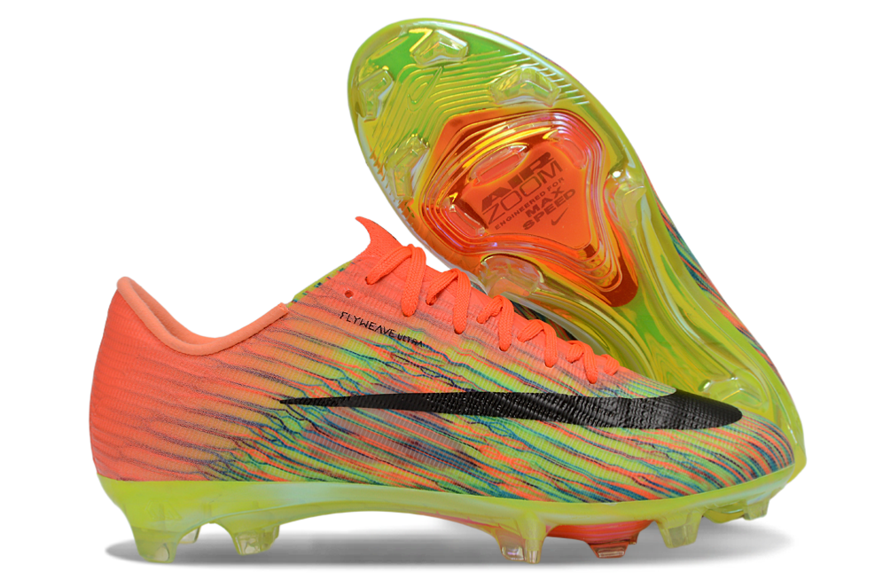 Air Zoom Mercurial Vapor 17 Elite FG Football Boots - Orange and Green