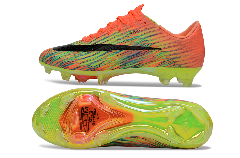Air Zoom Mercurial Vapor 17 Elite FG Football Boots - Orange and Green