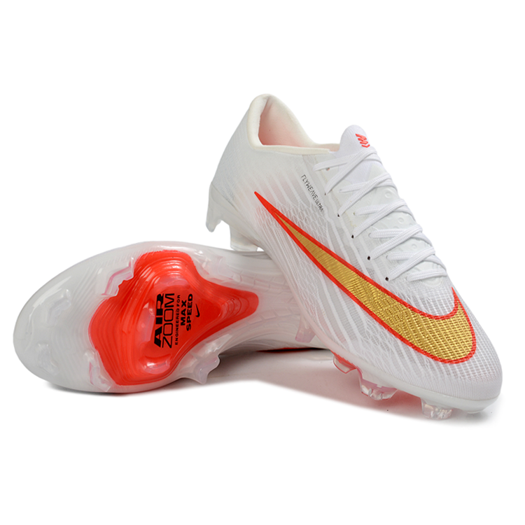 Air Zoom Mercurial Vapor 17 Elite FG Football Boots - White/Orange/Gold