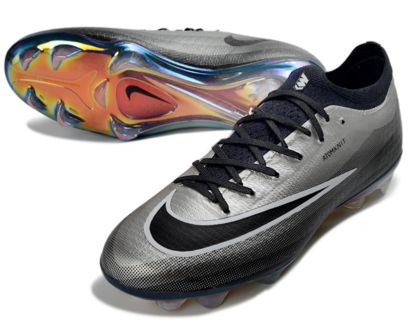 Air Zoom Mercurial Vapor 17 Elite XXVI Waterproof Knit FG Soccer Boots - Black/Grey
