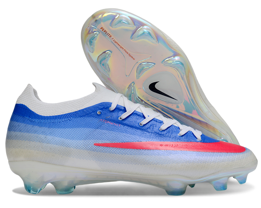 Air Zoom Mercurial Vapor 17 Elite XXVI Waterproof Knit FG Soccer Boots - Blue/Red/White