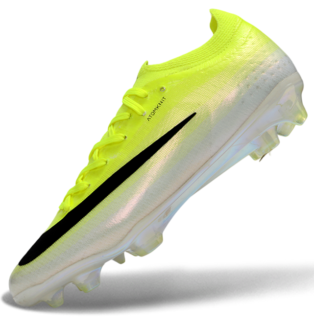 Air Zoom Mercurial Vapor 17 Elite XXVI Waterproof Knit FG Soccer Boots - Fluorescent Green/White/Black