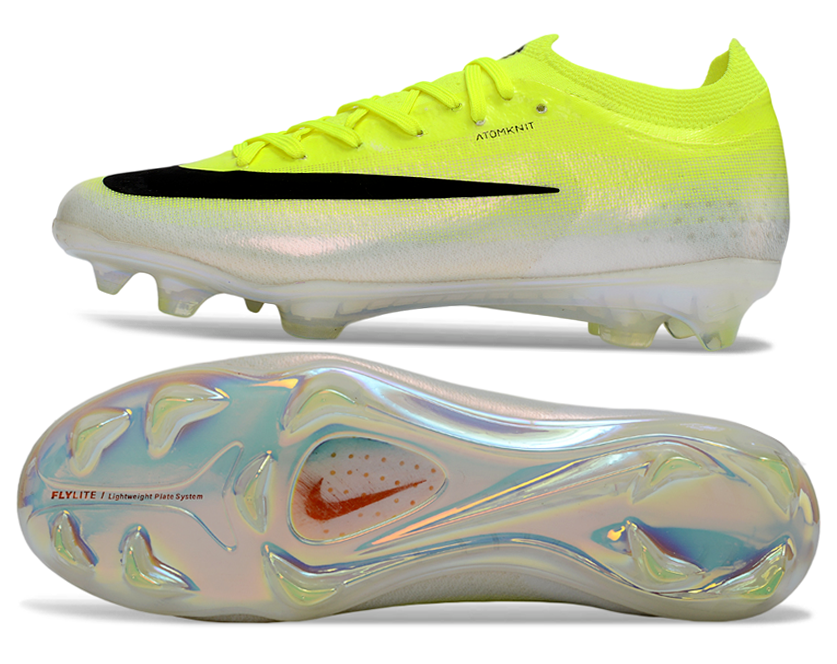 Air Zoom Mercurial Vapor 17 Elite XXVI Waterproof Knit FG Soccer Boots - Fluorescent Green/White/Black