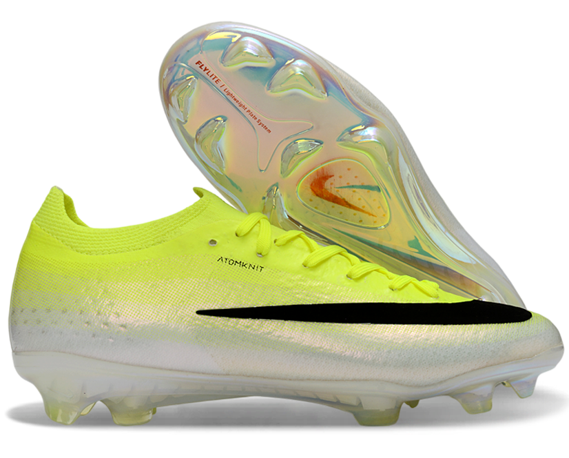 Air Zoom Mercurial Vapor 17 Elite XXVI Waterproof Knit FG Soccer Boots - Fluorescent Green/White/Black