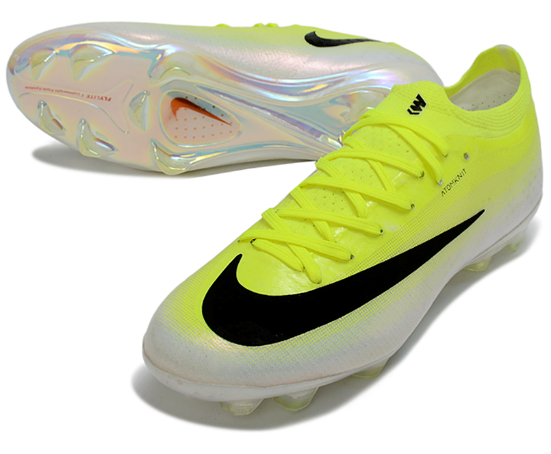 Air Zoom Mercurial Vapor 17 Elite XXVI Waterproof Knit FG Soccer Boots - Fluorescent Green/White/Black