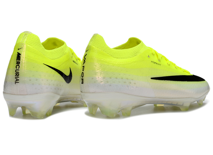 Air Zoom Mercurial Vapor 17 Elite XXVI Waterproof Knit FG Soccer Boots - Fluorescent Green/White/Black