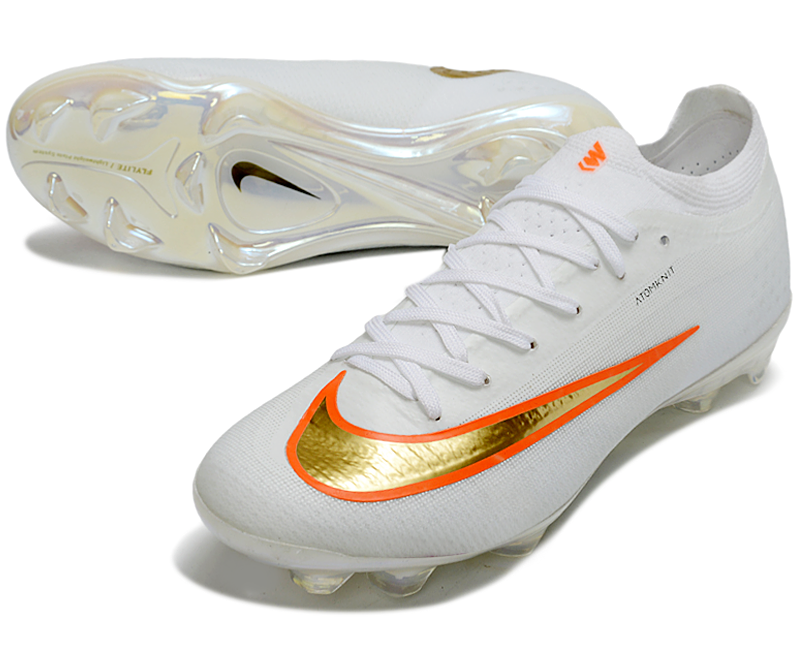 Air Zoom Mercurial Vapor 17 Elite XXVI Waterproof Knit FG Soccer Boots - White/Red/Gold