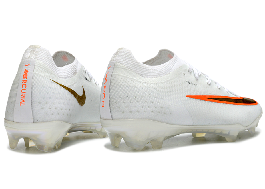 Air Zoom Mercurial Vapor 17 Elite XXVI Waterproof Knit FG Soccer Boots - White/Red/Gold