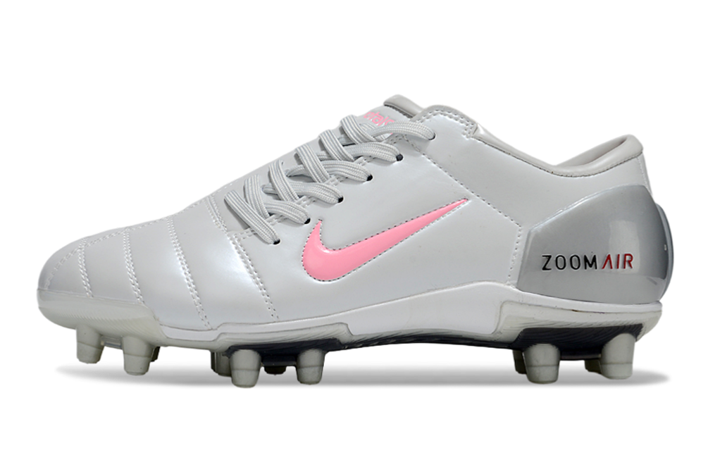 Air Zoom Total 90 Back Slip Firm Ground Soccer Shoes –  Metallic Silver/Pink/Red