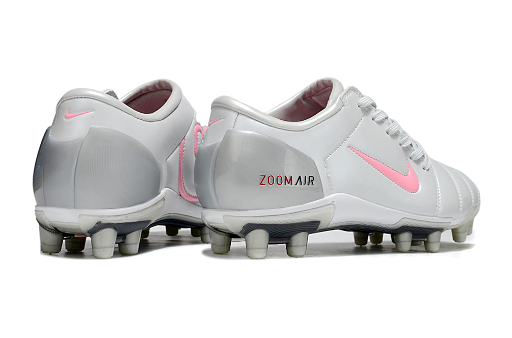 Air Zoom Total 90 Back Slip Firm Ground Soccer Shoes –  Metallic Silver/Pink/Red