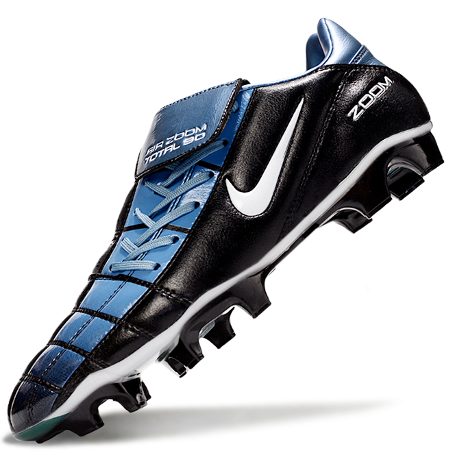 T90 Series Firm Ground Football Shoes - Black/Blue/White