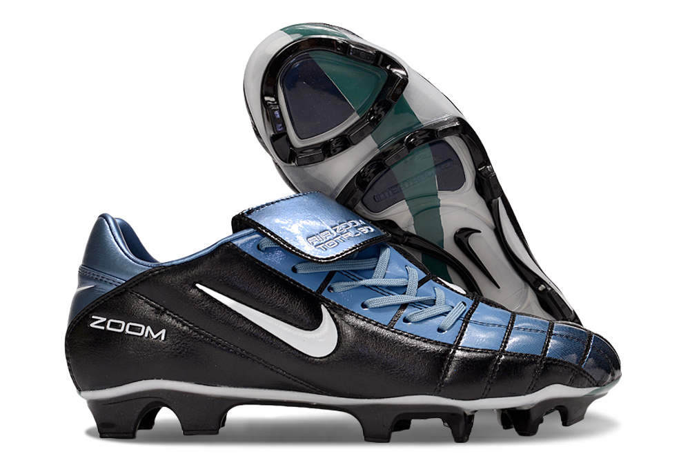 T90 Series Firm Ground Football Shoes - Black/Blue/White