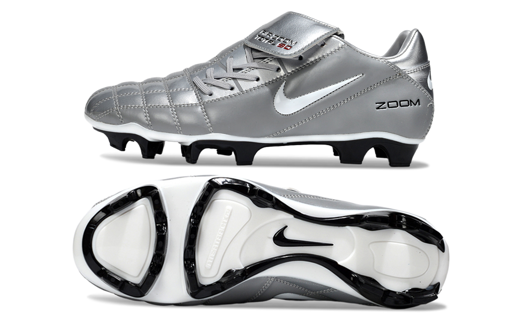 T90 Series Firm Ground Football Shoes - Gray/White