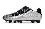 T90 Series Firm Ground Football Shoes - Metallic Silver/Black/White
