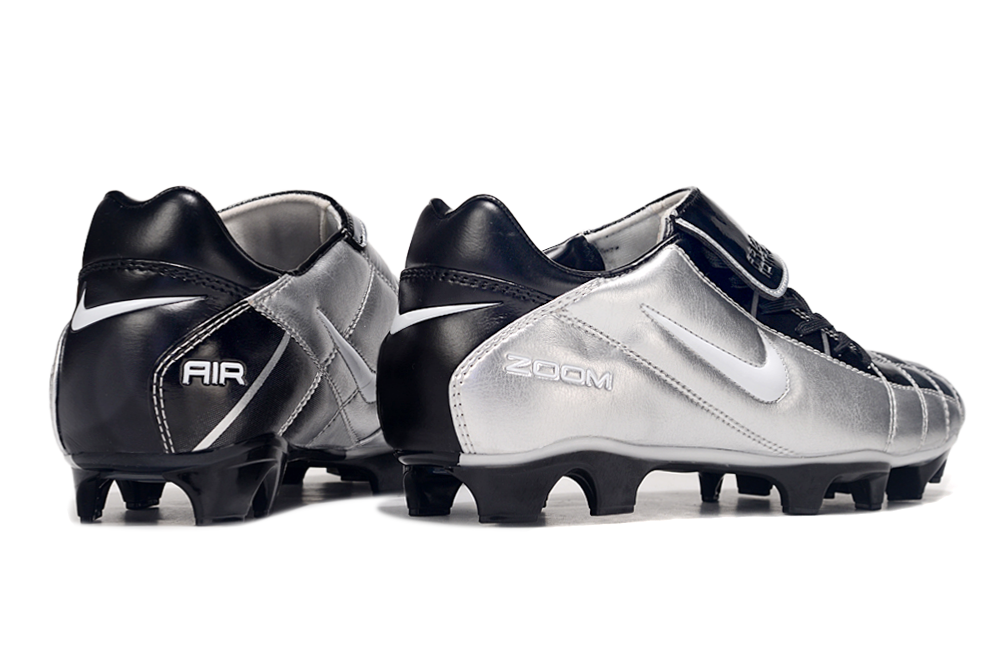 T90 Series Firm Ground Football Shoes - Metallic Silver/Black/White