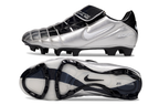T90 Series Firm Ground Football Shoes - Metallic Silver/Black/White