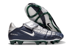 T90 Series Firm Ground Football Shoes - Metallic Silver/Navy/White