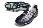 T90 Series Firm Ground Football Shoes - Metallic Silver/Navy/White
