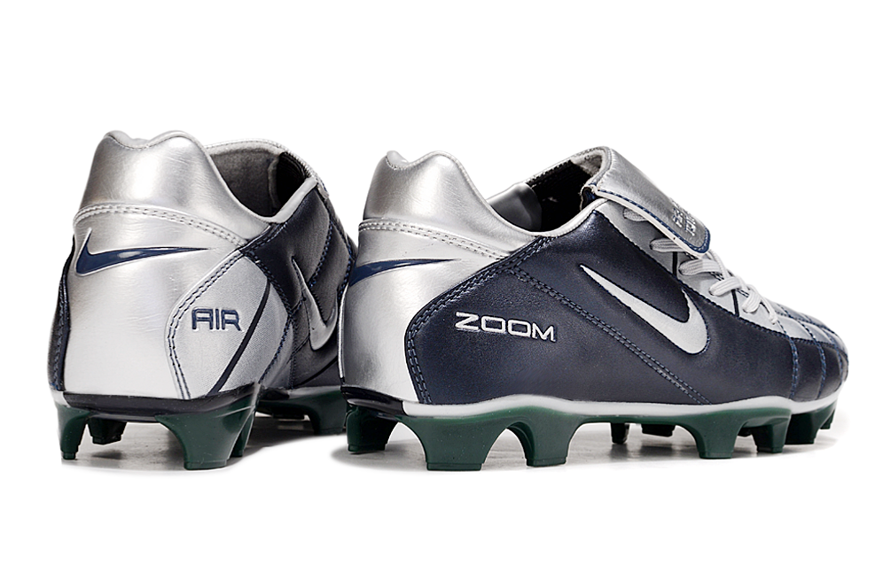 T90 Series Firm Ground Football Shoes - Metallic Silver/Navy/White