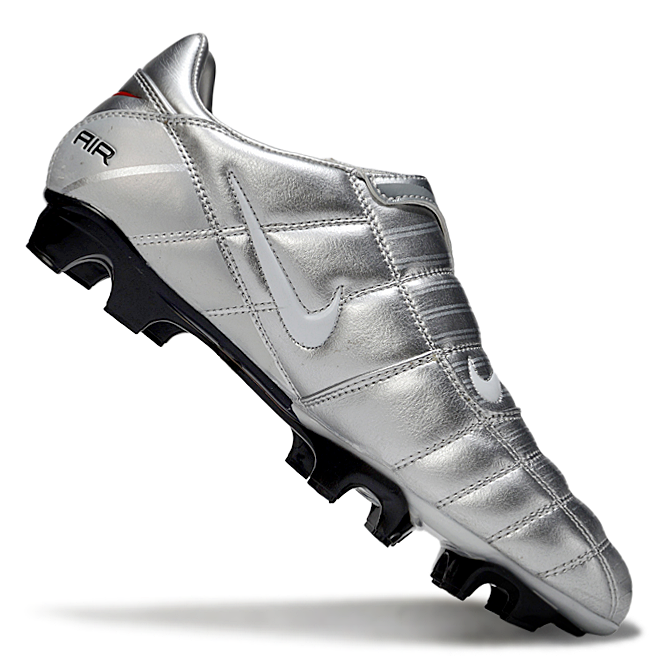 T90 Series Firm Ground Football Shoes - Metallic Silver/White