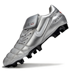 T90 Series Firm Ground Football Shoes - Metallic Silver/White