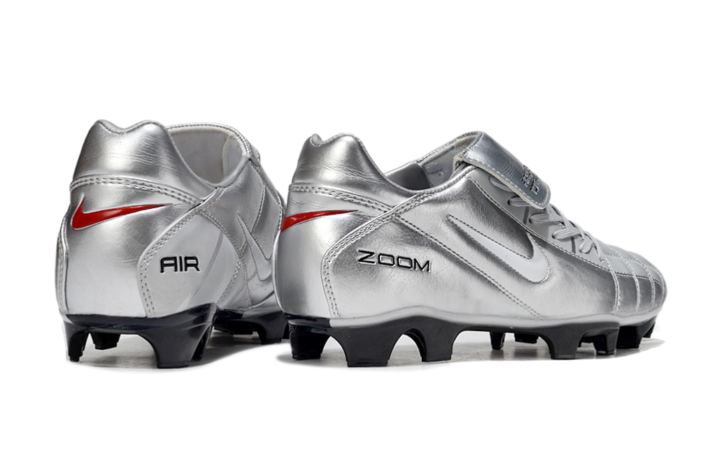 T90 Series Firm Ground Football Shoes - Metallic Silver/White