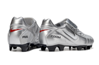 T90 Series Firm Ground Football Shoes - Metallic Silver/White