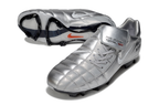 T90 Series Firm Ground Football Shoes - Metallic Silver/White