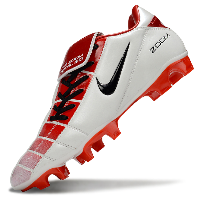 T90 Series Firm Ground Football Shoes - Red/White
