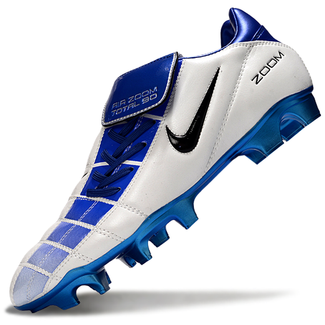 T90 Series Firm Ground Football Shoes - White/Blue