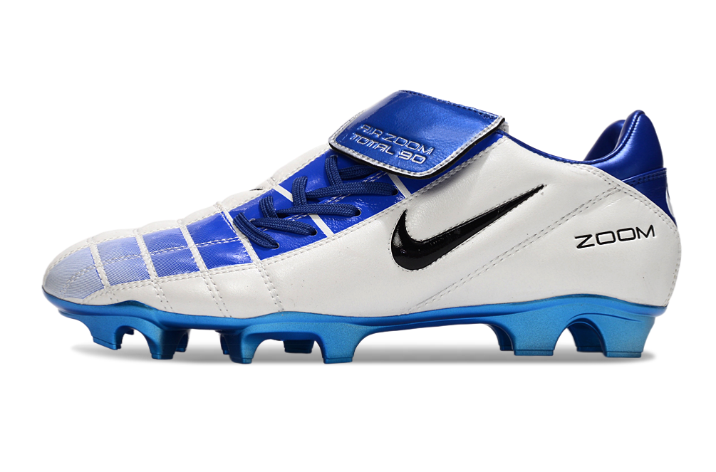 T90 Series Firm Ground Football Shoes - White/Blue