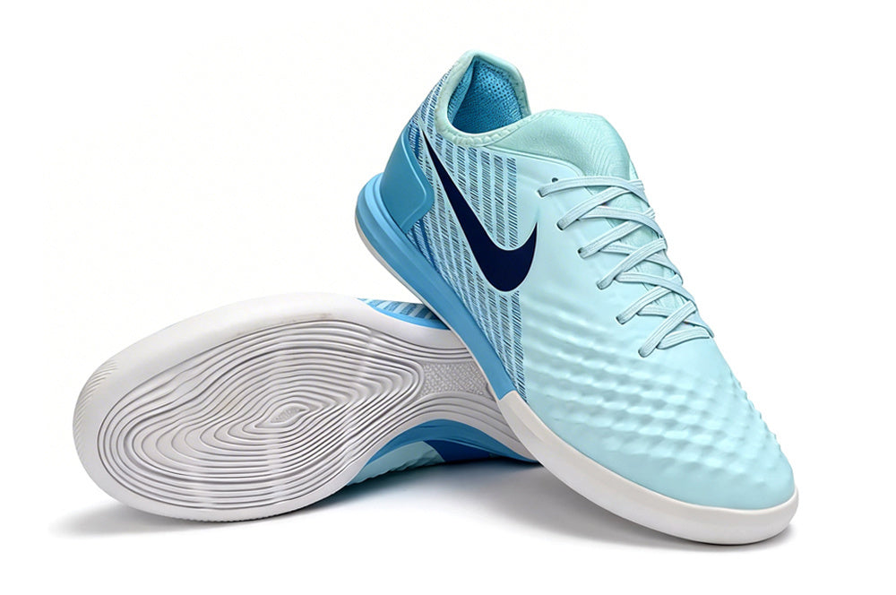 Magista X Finale II Indoor Flat Soccer Shoes - Aqua/Blue/Royal Blue