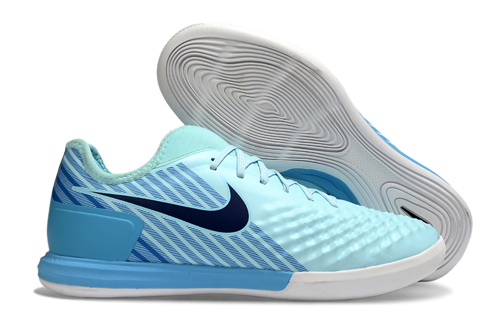 Magista X Finale II Indoor Flat Soccer Shoes - Aqua/Blue/Royal Blue