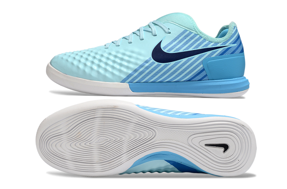 Magista X Finale II Indoor Flat Soccer Shoes - Aqua/Blue/Royal Blue