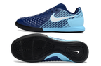 Magista X Finale II Indoor Flat Soccer Shoes - Aqua/Navy Blue/Black