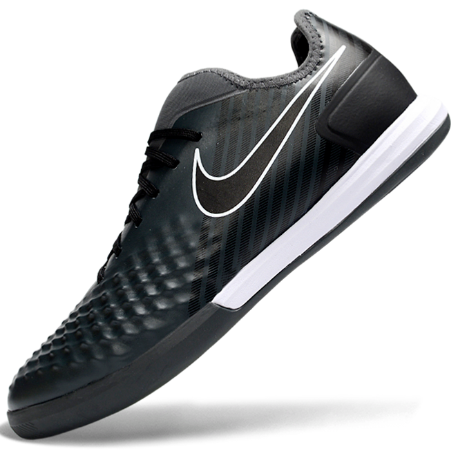 Magista X Finale II Indoor Flat Soccer Shoes - Black/White