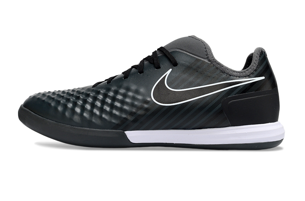 Magista X Finale II Indoor Flat Soccer Shoes - Black/White
