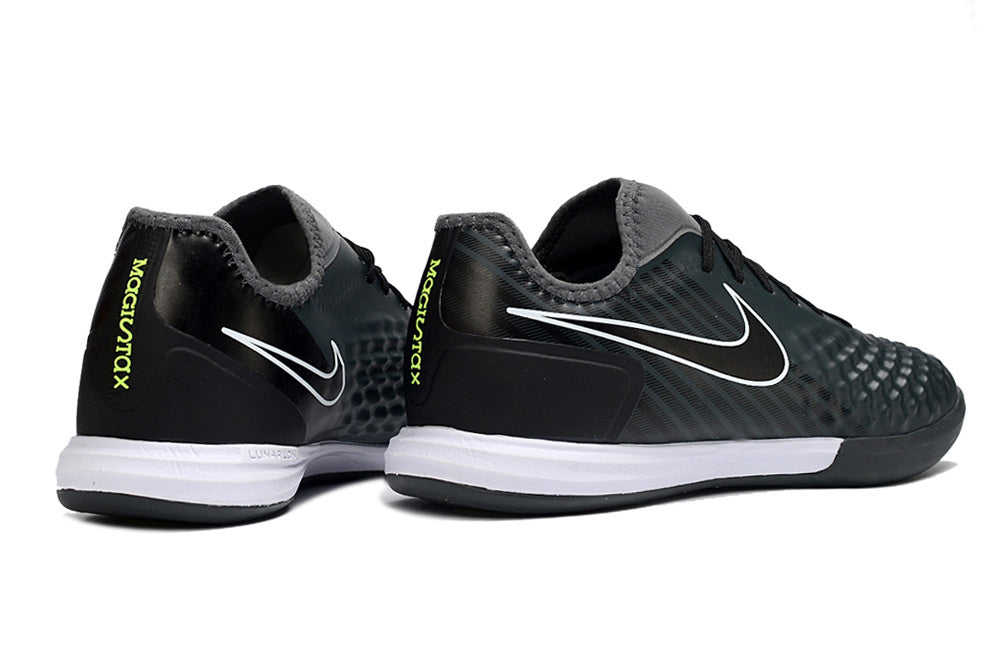 Magista X Finale II Indoor Flat Soccer Shoes - Black/White