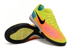 Magista X Finale II Indoor Flat Soccer Shoes - Neon Yellow/Orange/Blue/Black