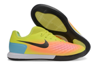 Magista X Finale II Indoor Flat Soccer Shoes - Neon Yellow/Orange/Blue/Black