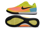 Magista X Finale II Indoor Flat Soccer Shoes - Neon Yellow/Orange/Blue/Black