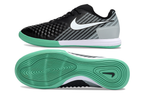 Magista X Finale II Indoor Flat Soccer Shoes - Black/Gray/Green